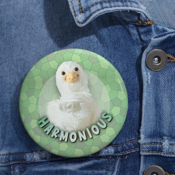 Dove Pin Buttons - "Harmonious" - Image 6