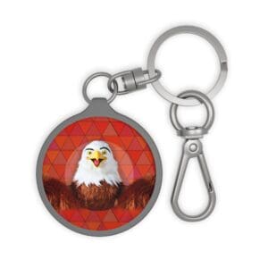 Eagle Keyring Tag