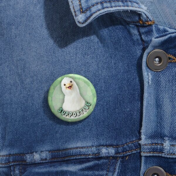Dove Pin Buttons - "Supportive" - Image 2