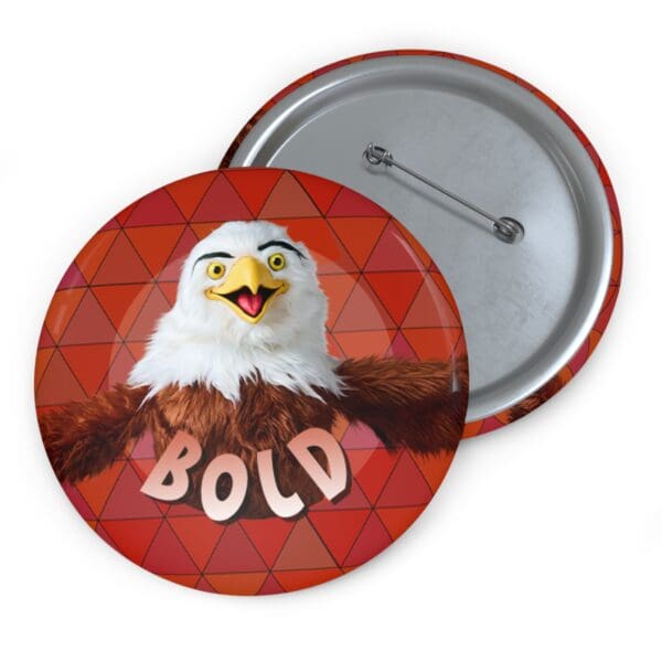 Eagle Pin Buttons - "Bold" - Image 5