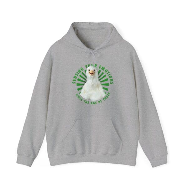 "Sensing Your Emotions Since The Age Of Three" - Dove Hoodie - Image 4