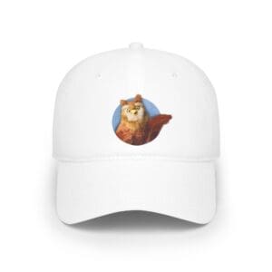 Owl on Baseball Cap