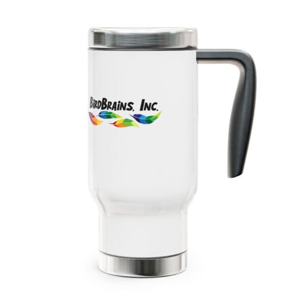 Dove on Travel Mug with Handle, 14oz - Image 2