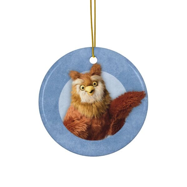 Owl Ceramic Ornament - Image 2
