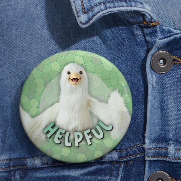 Dove Pin Buttons - "Helpful" - Image 6
