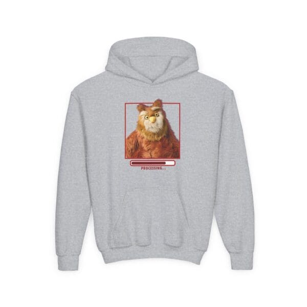 Youth - "Processing..." Owl Hoodie - Image 2