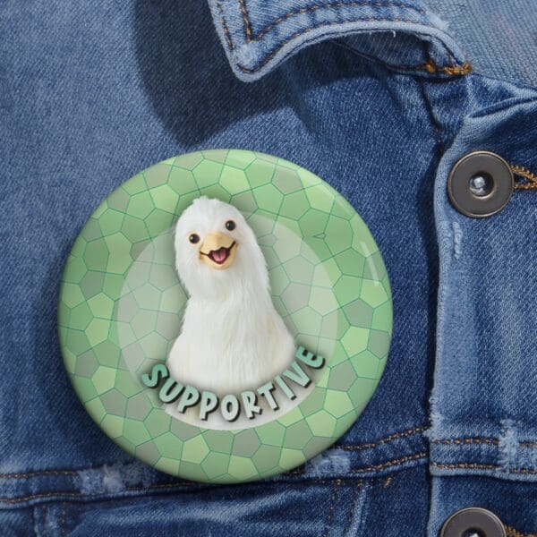 Dove Pin Buttons - "Supportive" - Image 6