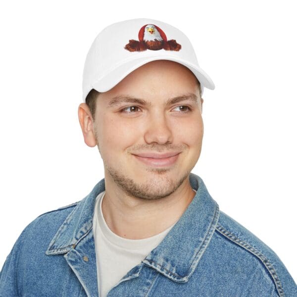 Eagle on Baseball Cap - Image 3