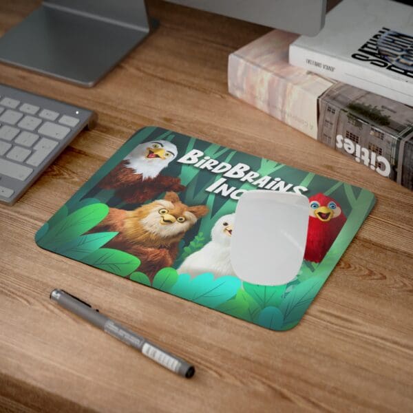 All 4 Birds on BirdBrains, Inc. Mouse Pad - Image 2
