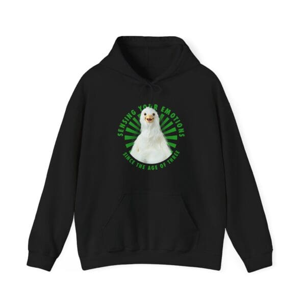 "Sensing Your Emotions Since The Age Of Three" - Dove Hoodie - Image 2