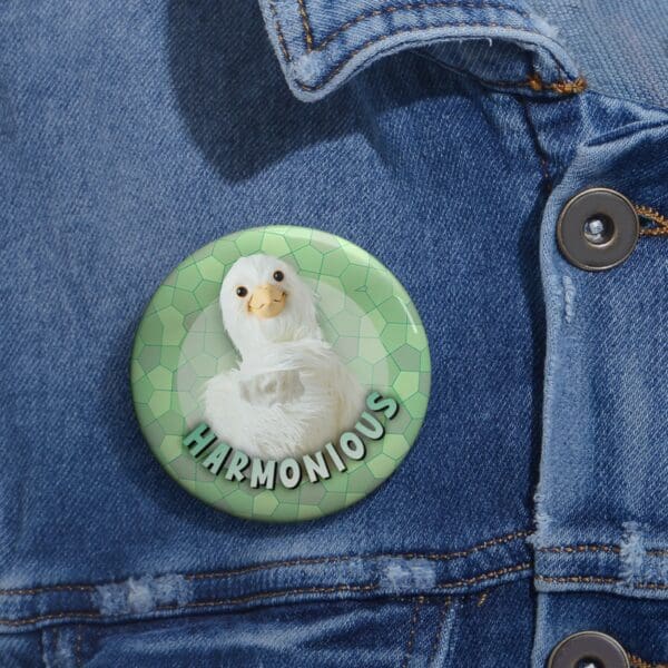 Dove Pin Buttons - "Harmonious" - Image 4